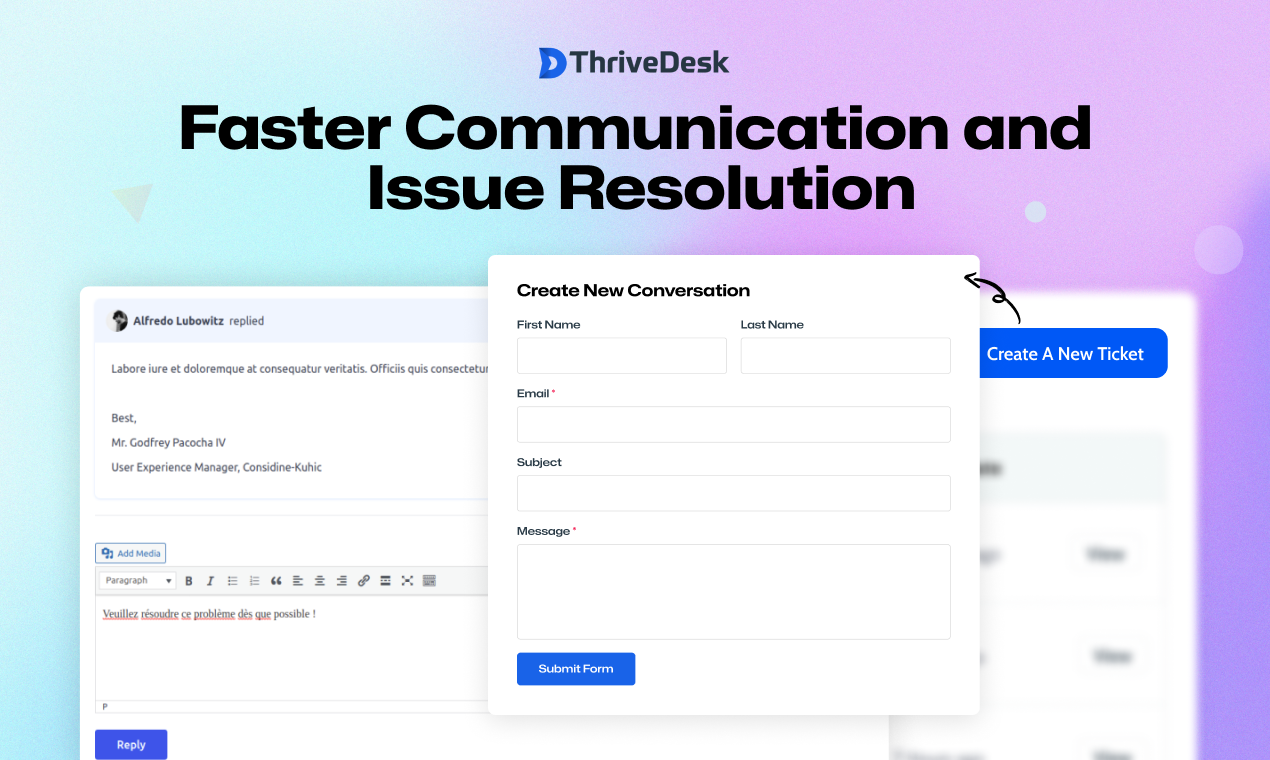 wpportal producthunt faster communication 1 - ThriveDesk