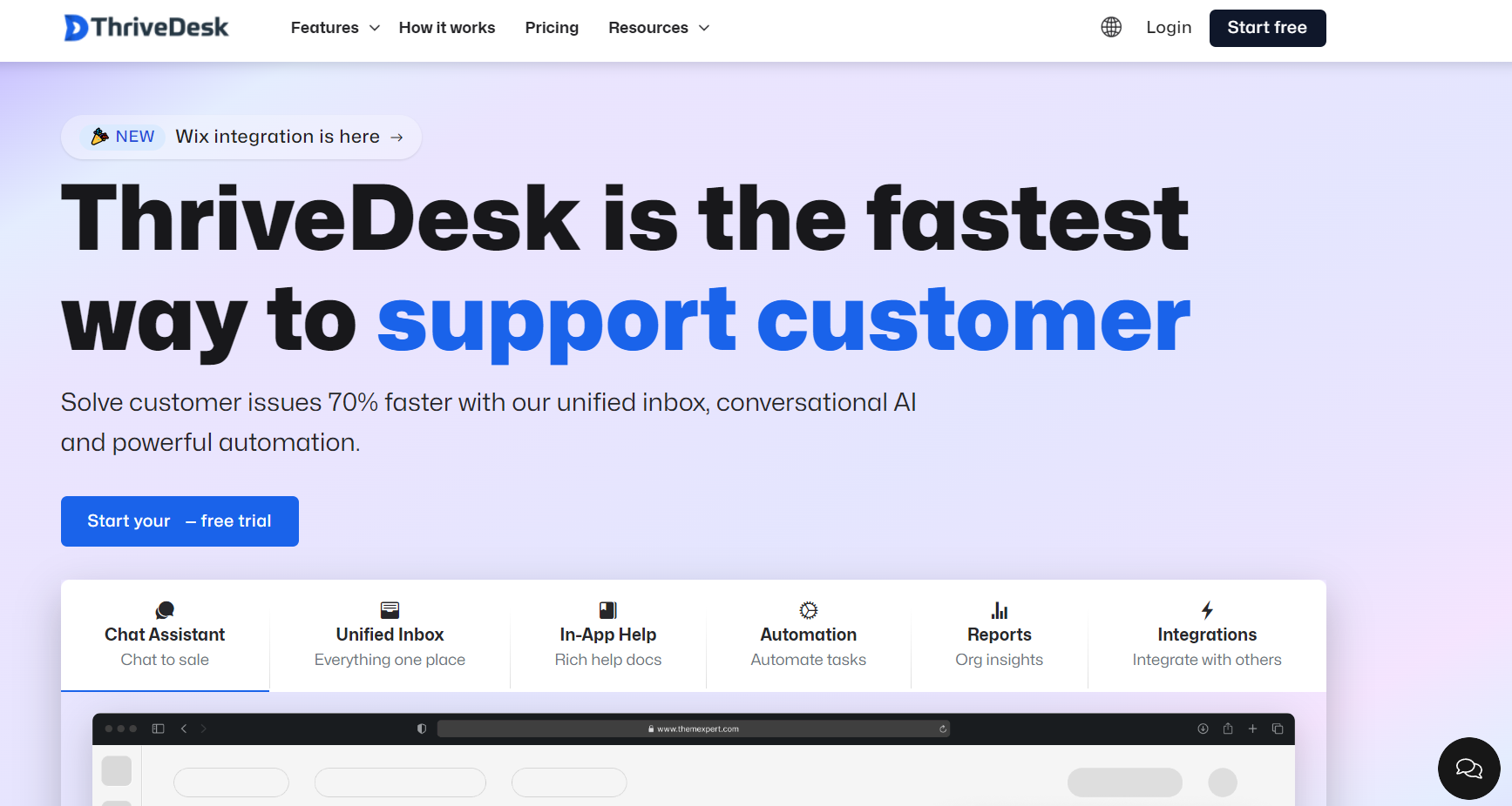 ThriveDesk : Solution de support client pour les startups et les PME