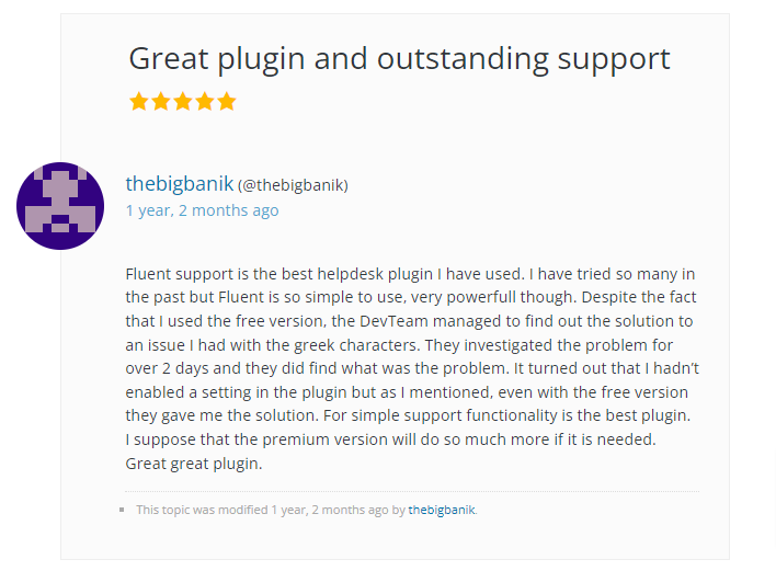 Fluent Support User Review